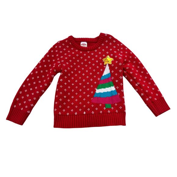 Holiday Time Pullover Crewneck Knit Christmas Tree Sweater 4T - Picture 1 of 7